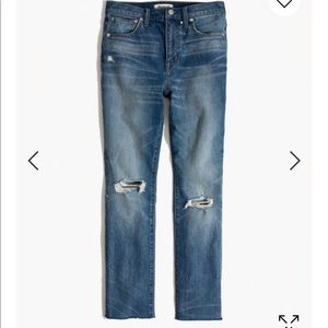 Madewell High-Rise Slim Crop Boyjean